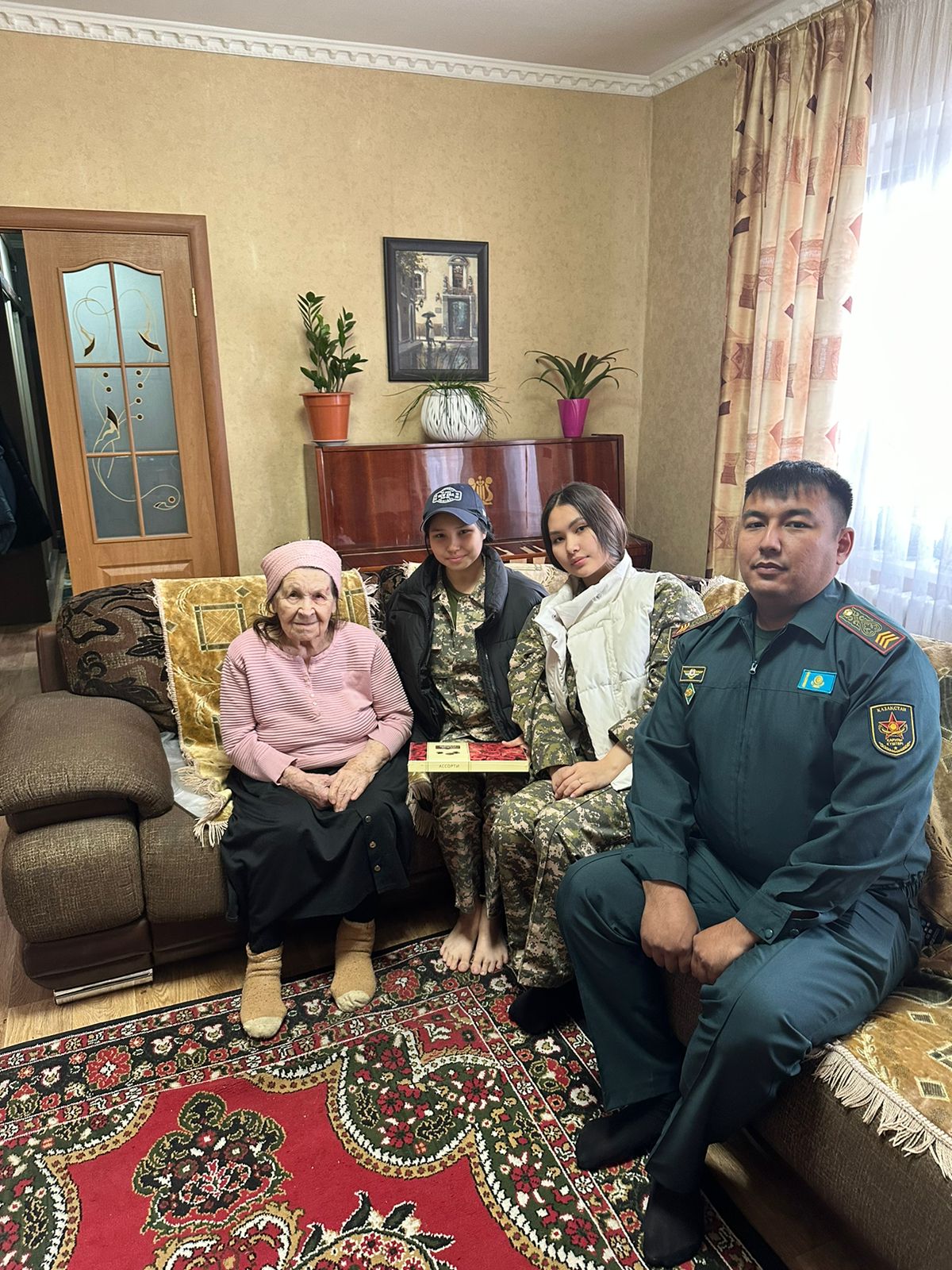 Ардагерлерді мерекемен құттықтау #БабаларІзімен #ПоСтопамПредков #7мамыр #9мамыр #7мая #9мая